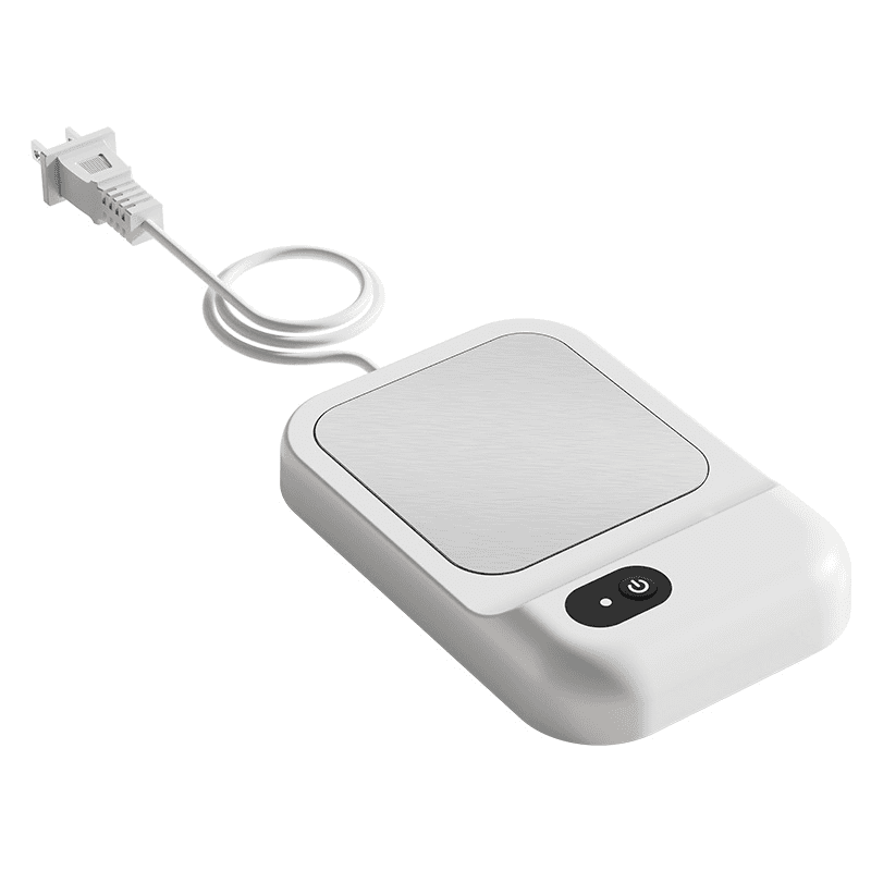 View 2 of Thermostatic Mug Warmer, Quick‑Heating Cup Heating Coaster for Office & Dorm, Constant Temperature Drink Heater Pad