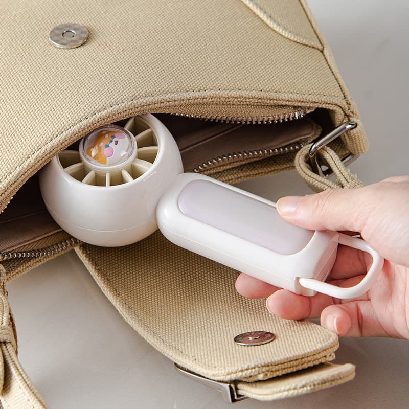 View 3 of Rechargeable Handheld Fan, Portable Mini Cooling Fan for Home & Outdoor