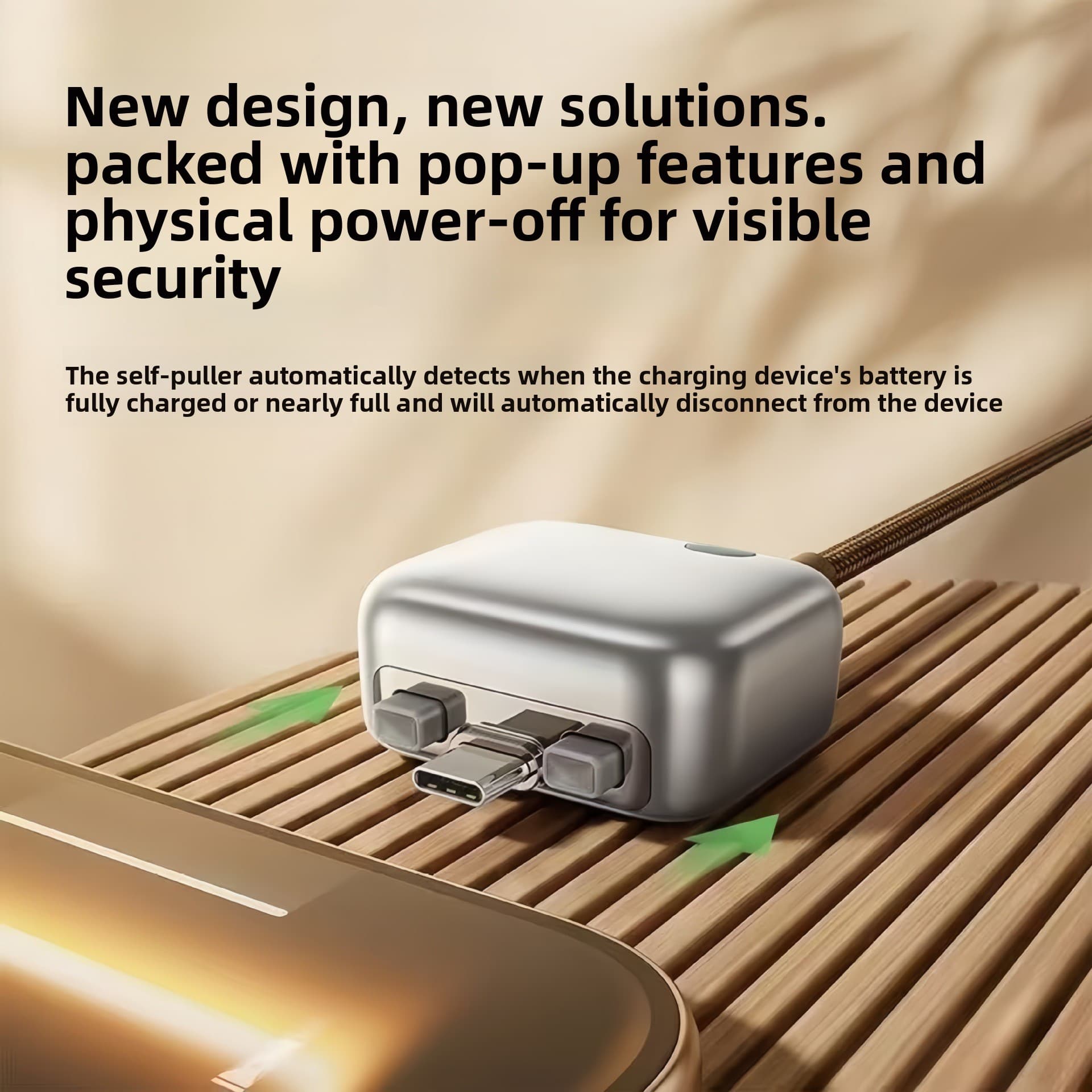 View 4 of 140W Smart Auto‑Disconnect Charging Separator, USB‑C Overcharge Protection for Phone Laptop