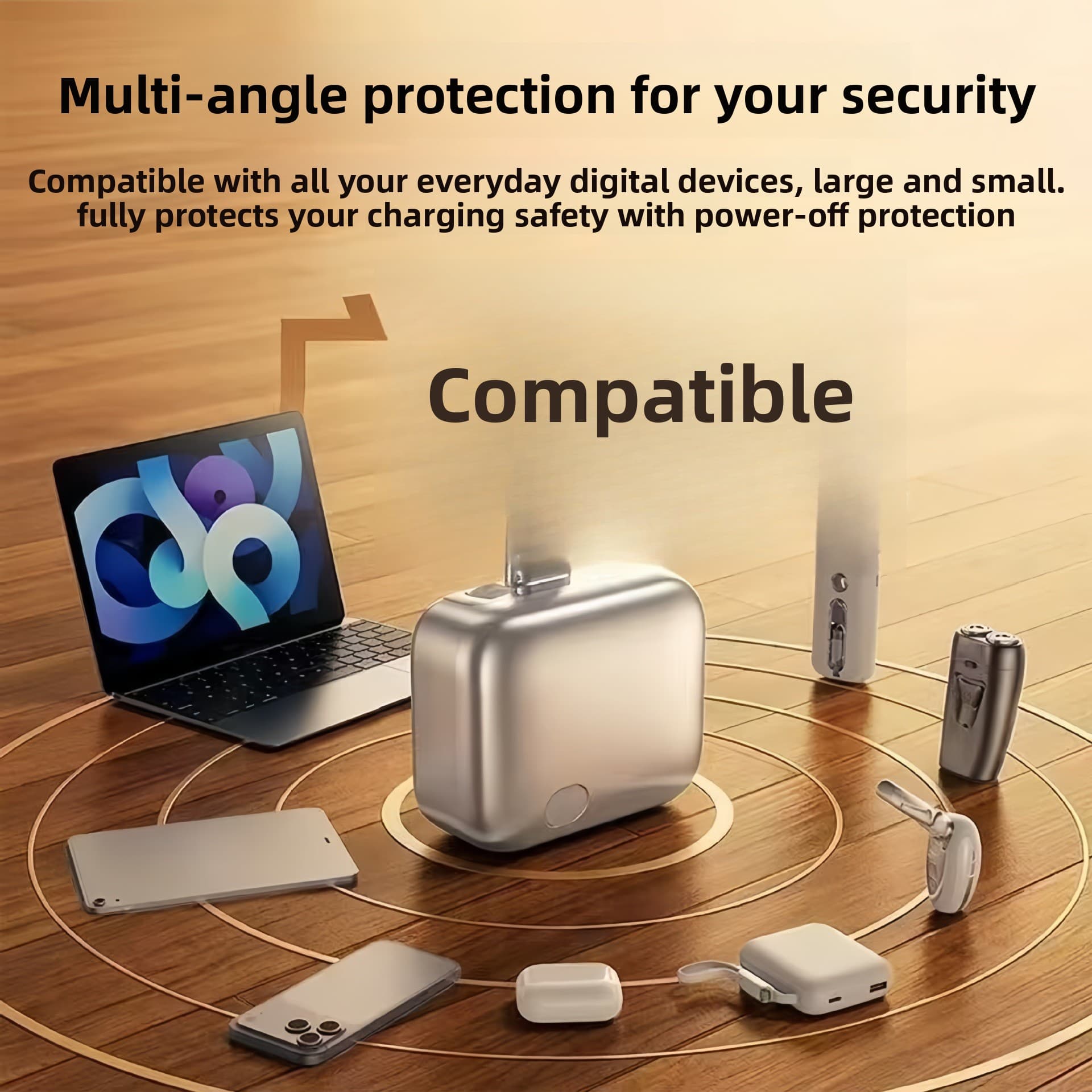 View 3 of 140W Smart Auto‑Disconnect Charging Separator, USB‑C Overcharge Protection for Phone Laptop