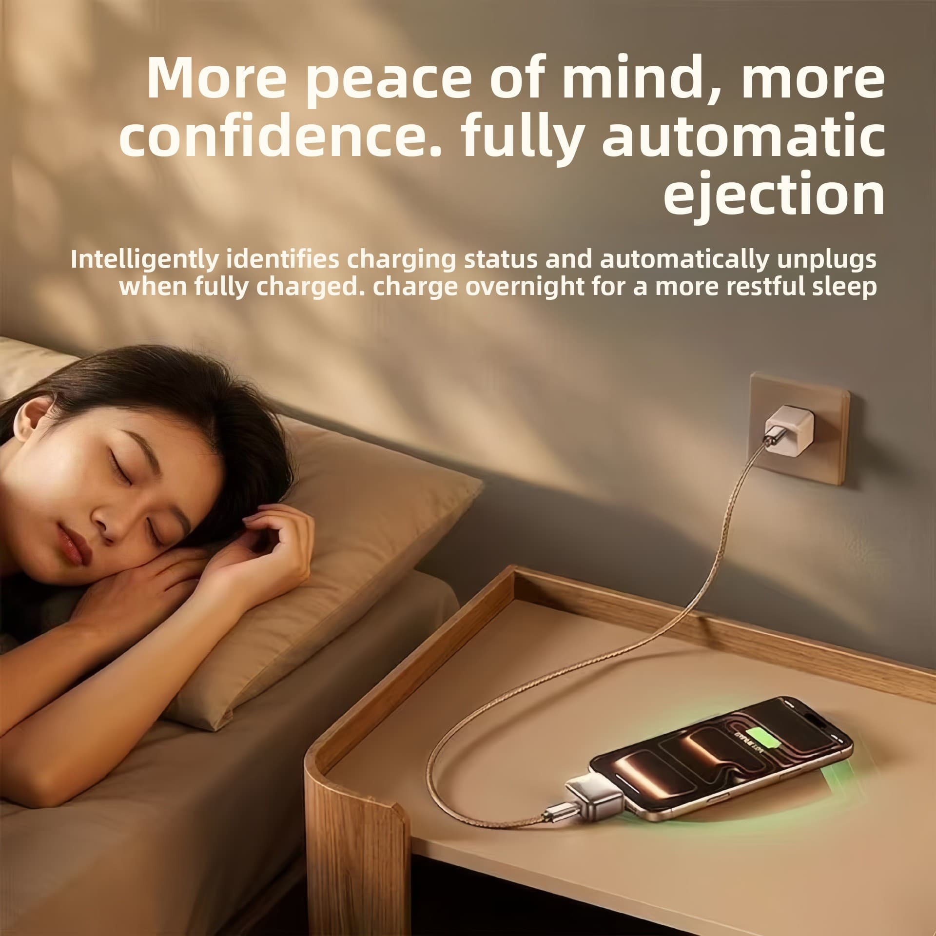 View 1 of 140W Smart Auto‑Disconnect Charging Separator, USB‑C Overcharge Protection for Phone Laptop