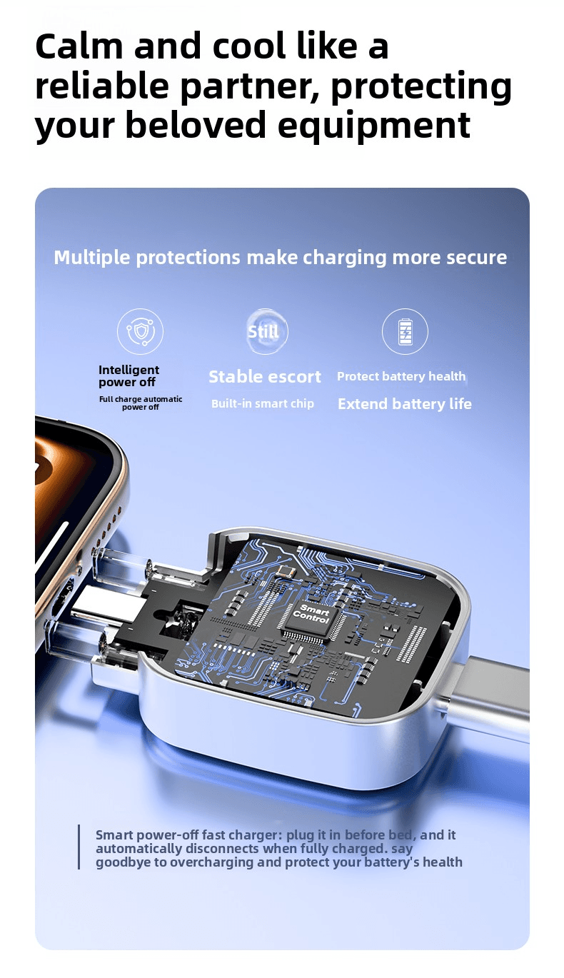 View 5 of 140W AI Smart Full‑Charge Separator, Physical Auto‑Eject When Full, USB‑C Overcharge Protector for Phone Laptop