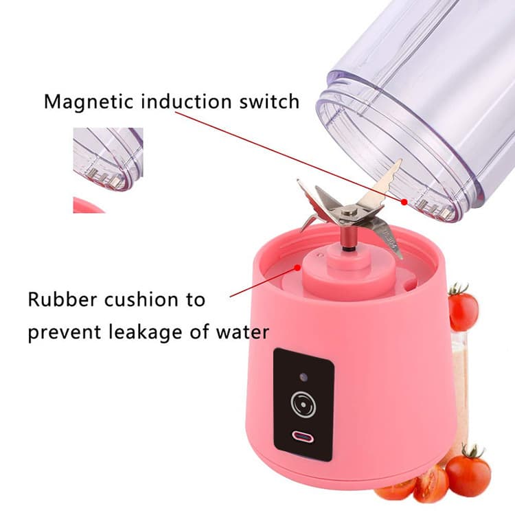 View 5 of Portable Blender Cup, USB‑C Rechargeable Mini Juicer for Home & Travel
