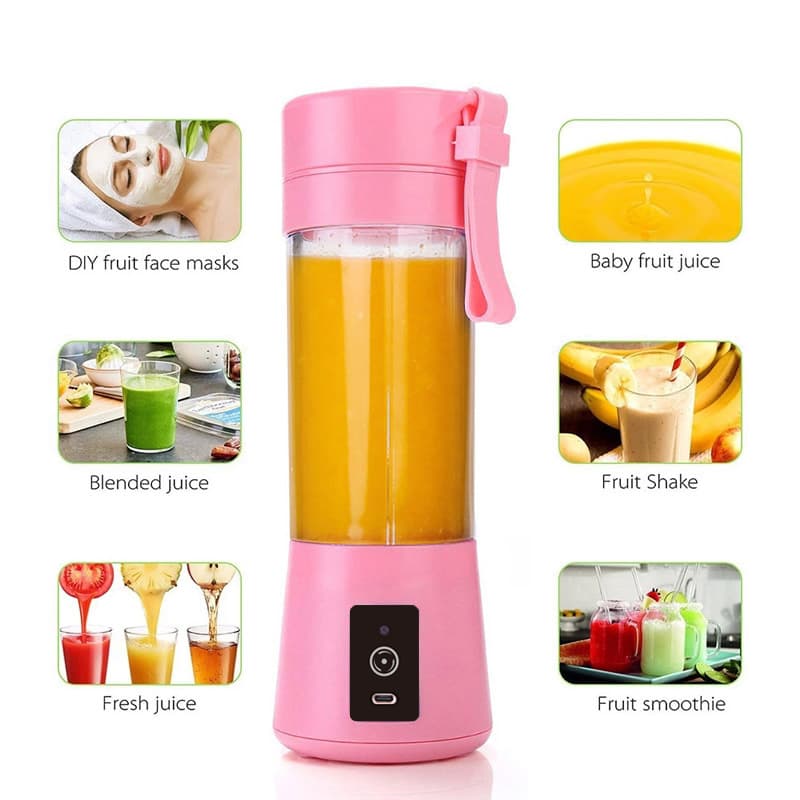 View 2 of Portable Blender Cup, USB‑C Rechargeable Mini Juicer for Home & Travel