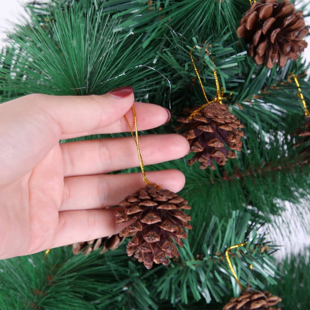 Christmas 4 cm Natural DIY Pine Cone Decoration main image 1