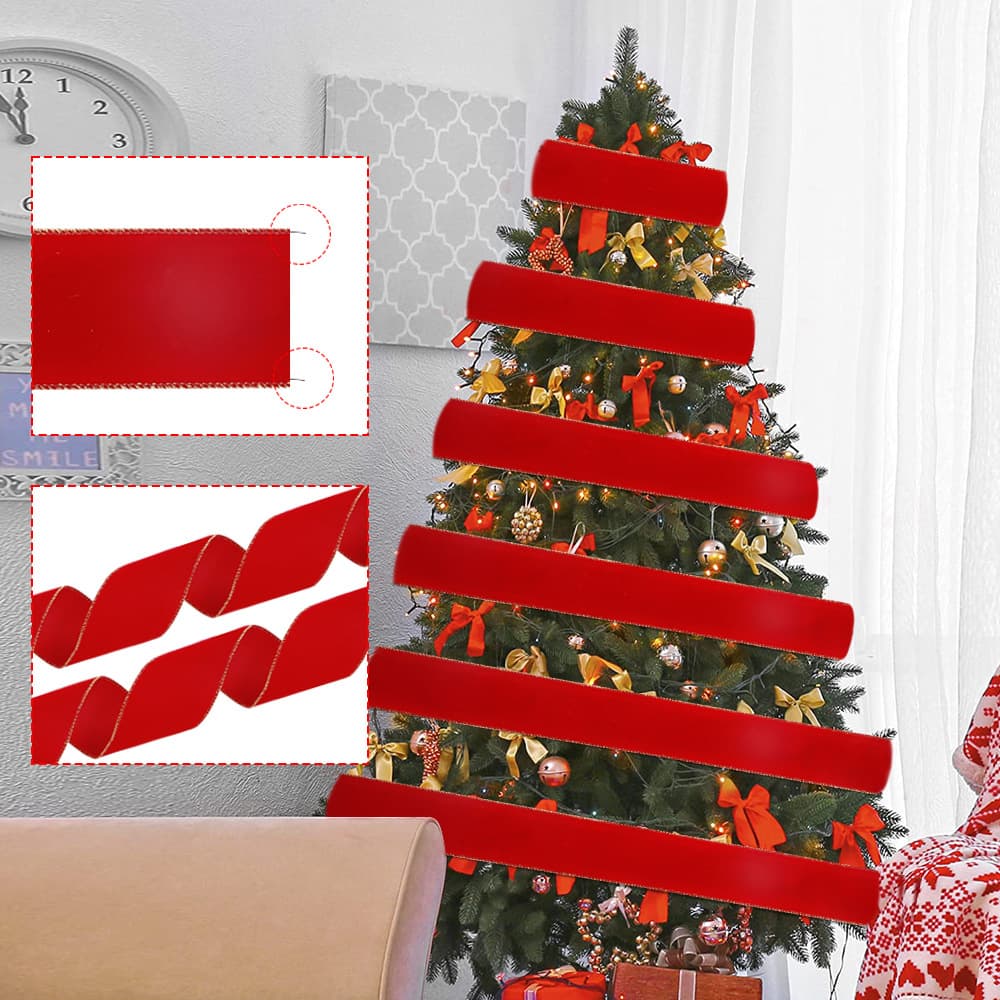 2026 10 m Gold Mini Christmas Tree main image 1