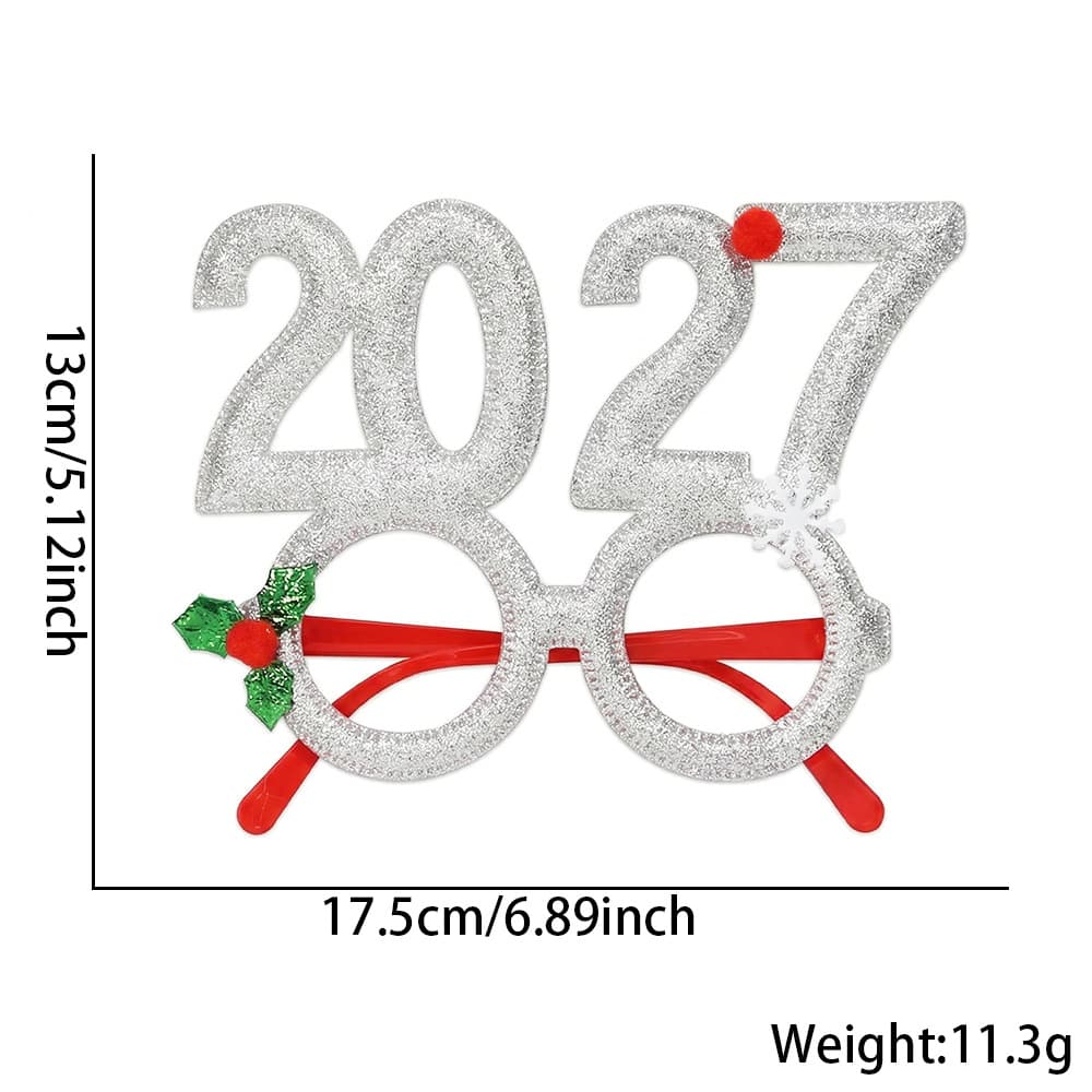 Silver Berry Party Glasses