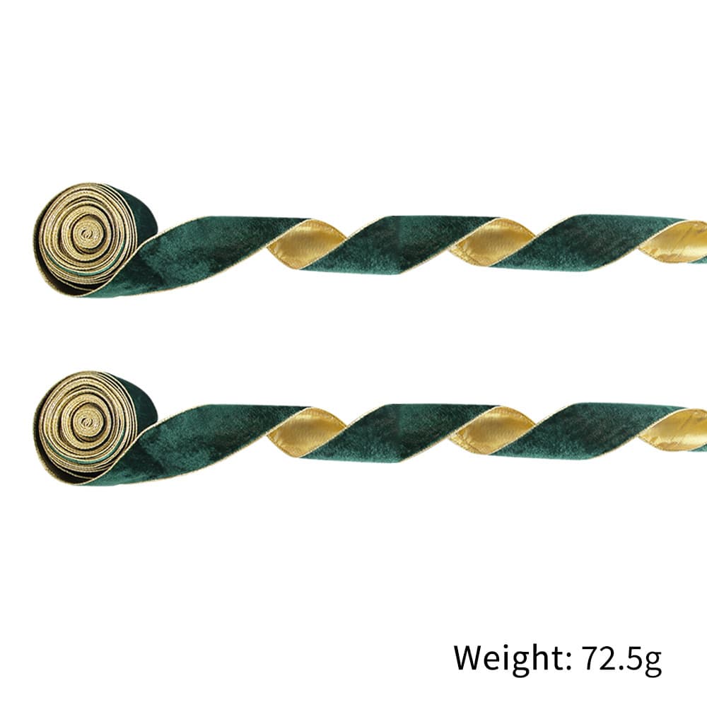 5 m Green Decorative Ribbon