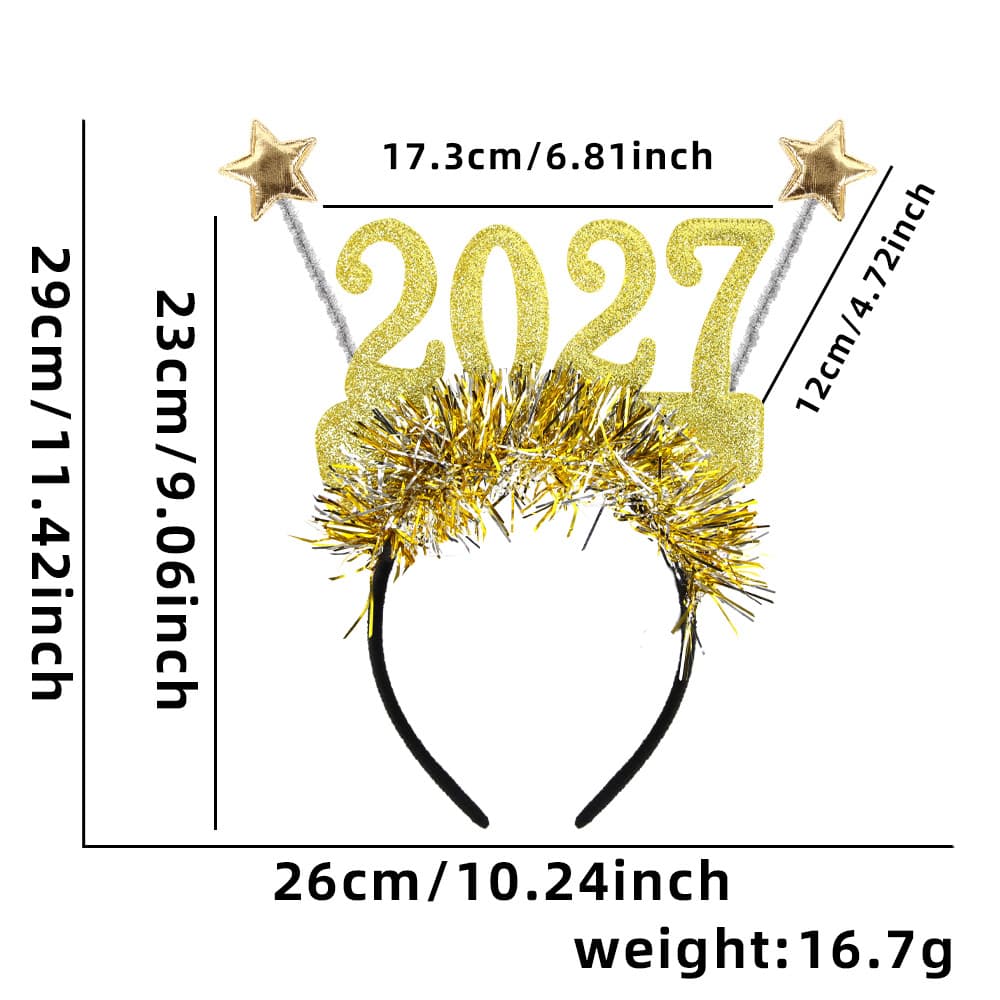 Gold Star Headband