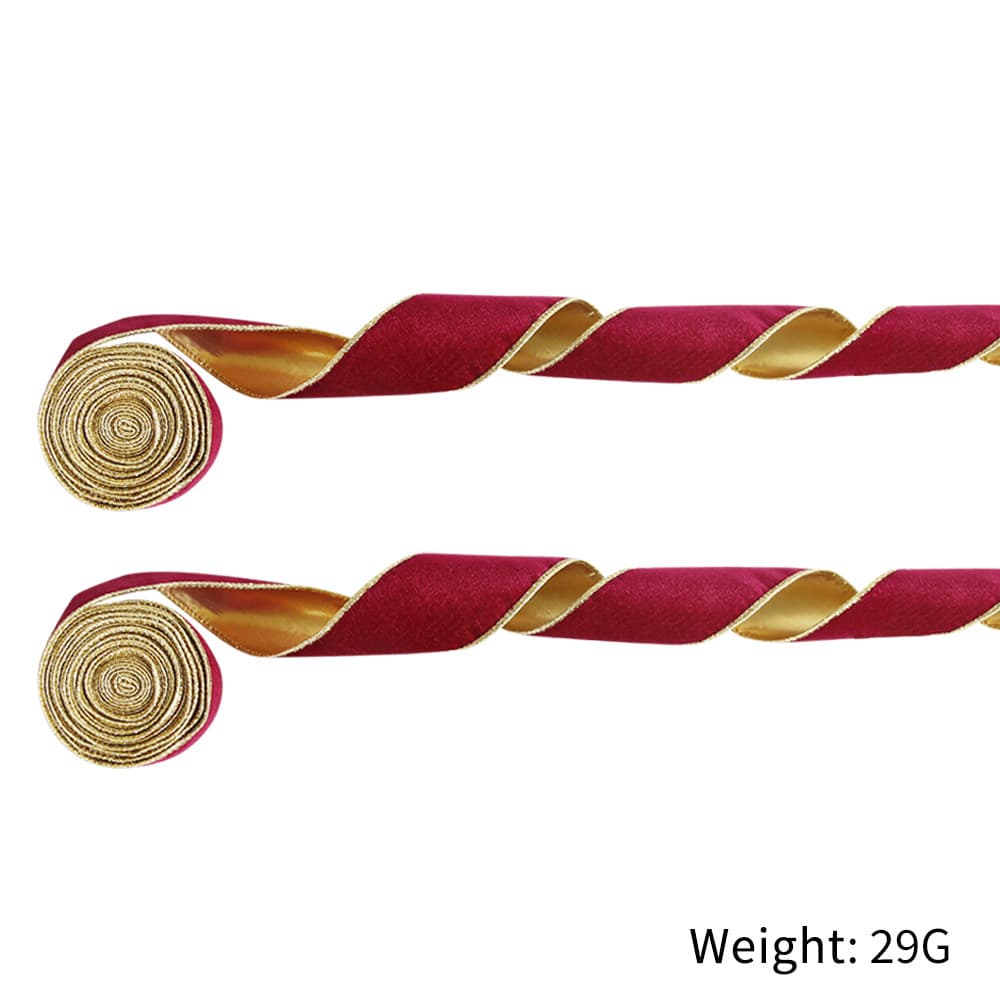 2 m Red Decorative Ribbon 2