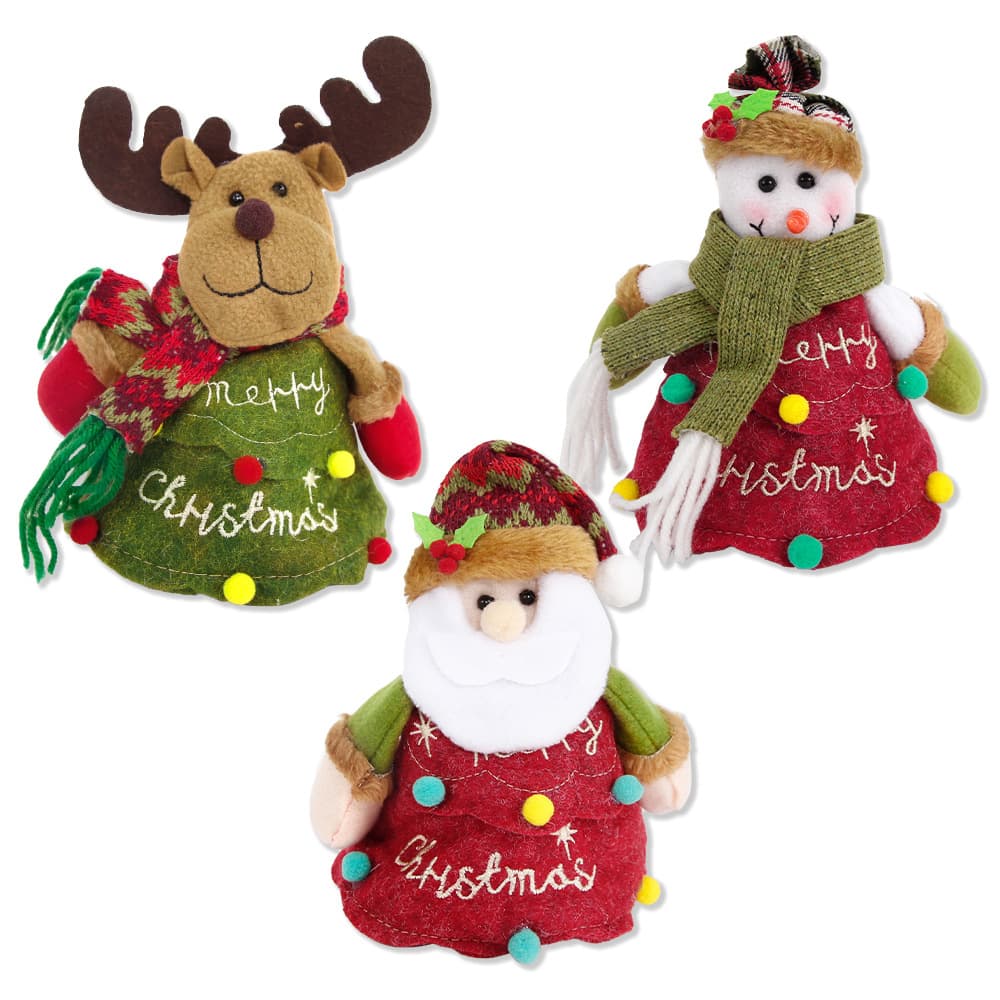 Christmas Felt Santa Reindeer Snowman Treat Bag main image 1