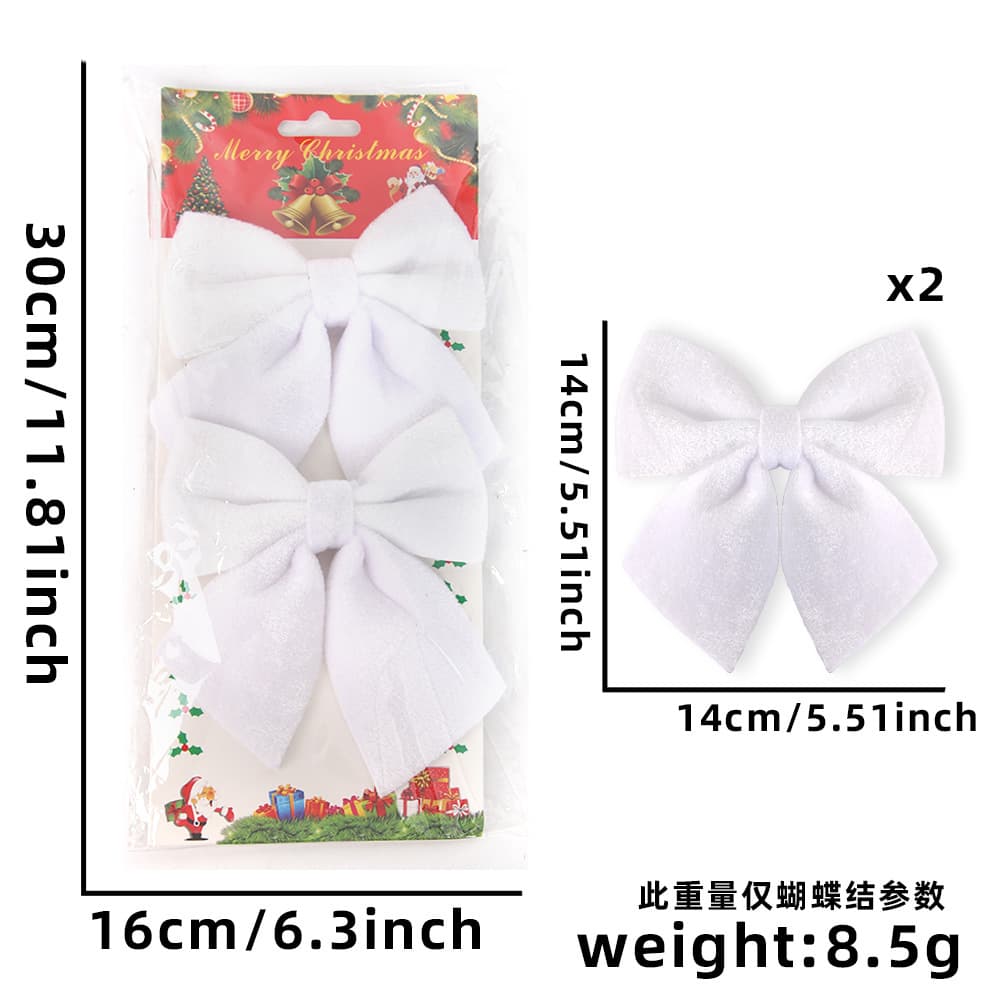 White Decorative Bow