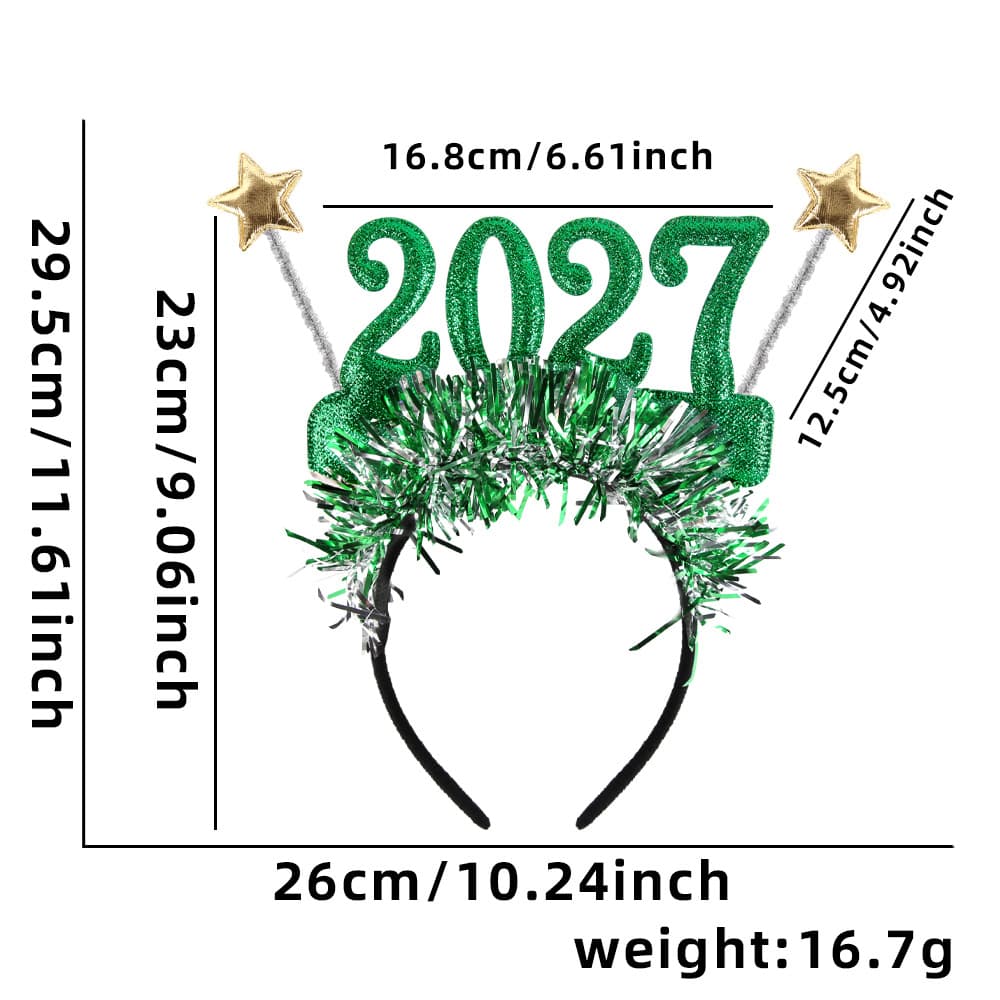 Green Star Headband