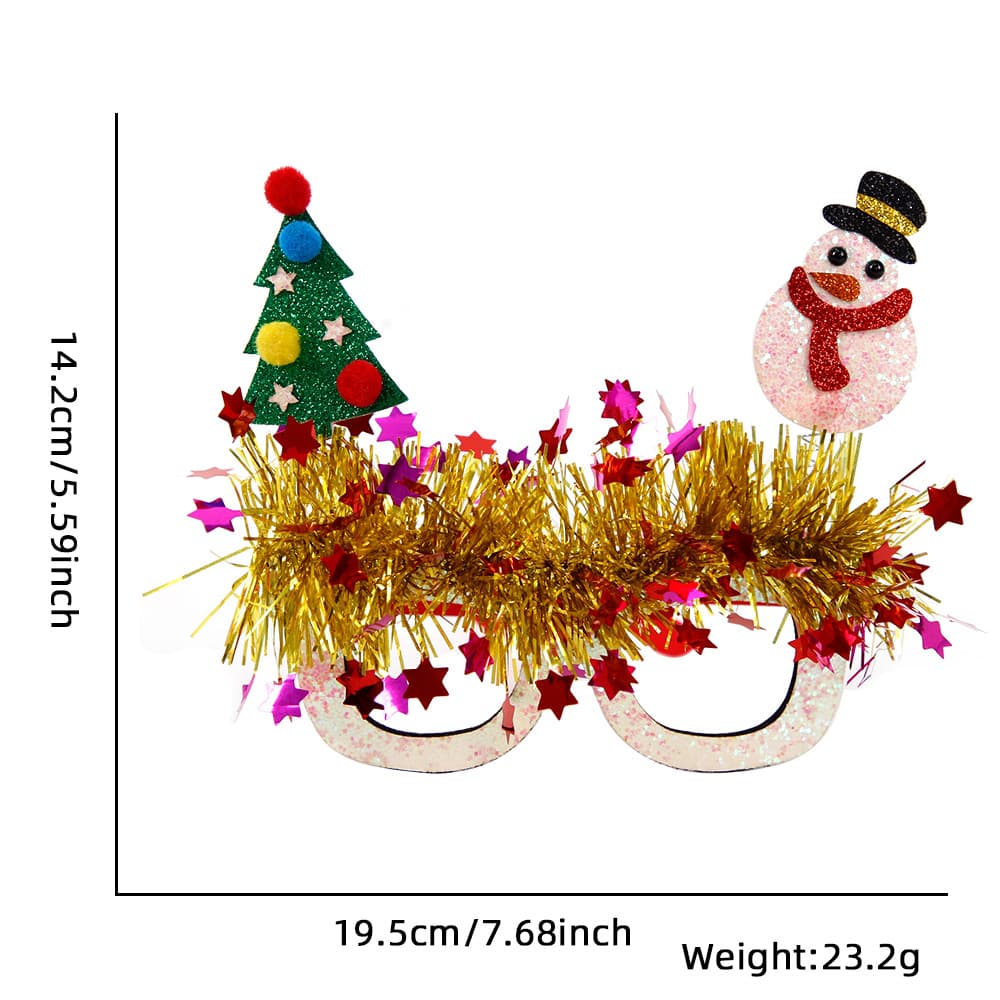 Christmas Snowman Tinsel Garland