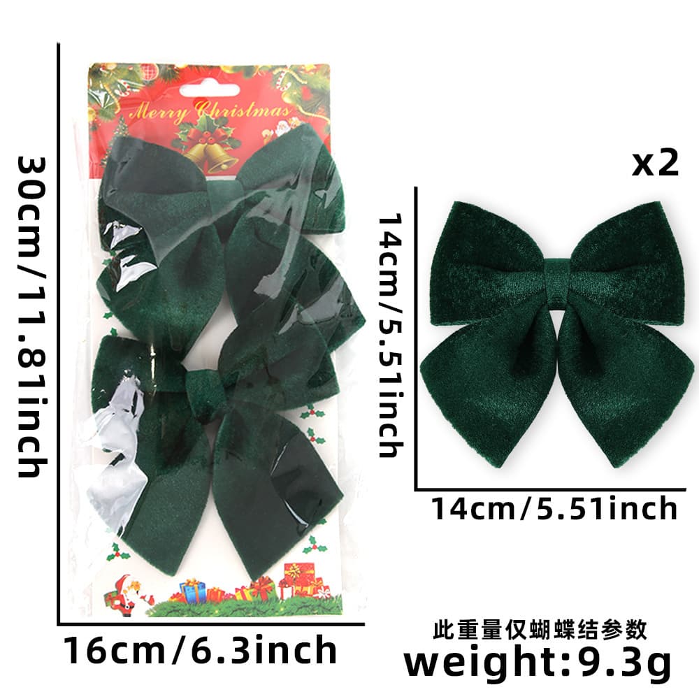Green Decorative Bow