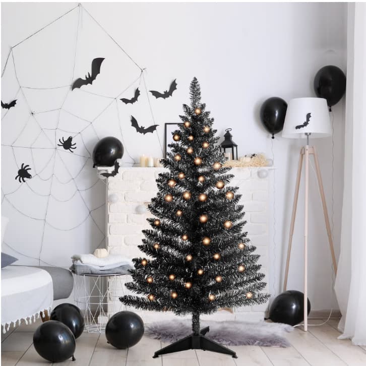 Black PET Artificial Christmas Tree main image 1